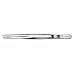 Xcelite XHT600 Serrated Round Point General Duty Tweezer with Plated Steel, 6" Overall Length