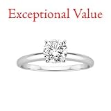 2 ct. Diamond Solitaire Engagement Ring in 14K White Gold