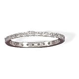2mm CZ Eternity Band Ring