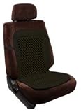 Pilot Automotive SC-277E Black Velvet Bead Seat Cushion