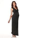 A Pea in the Pod: Sleeveless Knot Front Maternity Dress
