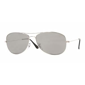 Ray-Ban Cockpit Sunglasses - Silver Silver Mirror