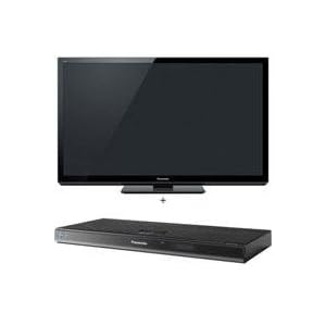Panasonic 65 inch Class Viera GT30 Series 1080p 3D Full HD Plasma TV 16:9 Aspect Ratio 600Hz Refresh Rate HDMI x 4 USB x 3 - Bundle - with Panasonic Full HD 3D Blu-ray Disc Player with Twin HDMI