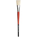 da Vinci Hog Bristle Series 7823 Maestro 2 Artist Paint Brush, Extra Thick Straight Chisel Edge with Red Handle, Size 30