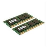 Crucial 200-Pin SODIMM DDR2 PC2-5300 CL=5 Unbuffered NON-ECC DDR2-667 1.8V 256 Megx64 2 GBx2 4 GB Kit Memory Modules CT2CP25664AC667