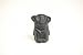 【湯口靖彦デザイン　南部鉄器 文鎮 反省せざる 】　サイズ：２５×２５×高さ４５ｍｍ 　重　量：１２０ｇ 　カラー：黒