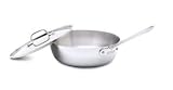 All-Clad Stainless 3-Quart Saucier with Lid and Pour Spouts