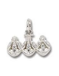 Rembrandt Charms Three Monkeys Charm