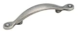 Amerock BP1590-WN Inspirations Leaf 3-Inch Pull, Weathered Nickel