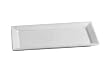 Tag Whiteware Porcelain Ceramic Rectangular Serving Platter, Large, 17-3/4-Inch Long, White