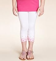 Autograph Cotton Rich Floral Embroidered Leggings