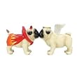 16143 Westland Giftware Pug-nacious Magnetic Angel and Devil Pugs Salt and Pepper Shaker Set, 3-Inch