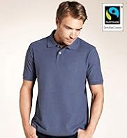 Blue Harbour Cotton Rich Fairtrade Plain Polo Shirt
