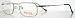 MEMORY TITANIUM Men's Flexible Silver Eyeglass Frame FX4