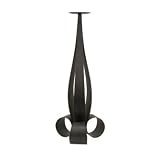 IMAX Osbourne Large Candle Holder Iron Scrolled Detail