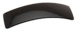 France Luxe Classic Large Rectangle Barrette - Black