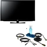 LG 42LD450 42 inch Class 1080p Full HD LCD TV with Basic Accessory Kit (2 HDMI Cables, 1 RGB Cable, 1 Audio Cable, Plasma / LCD Clean Kit)