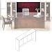 Office Products : 84 Inch Hutch With Wood Doors - Veneer Series
