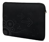 21UQBq4Yn5L. SL160  13.1 inch Black Depo Arrow Dual Zippers Netbook Laptop Sleeve Bag Carrying Case