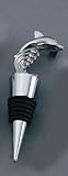 DOLPHIN BOTTLE STOPPER - CHROME PLATED DOLPHIN STOPPER