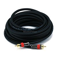25ft High-quality Coaxial Audio/Video RCA CL2 Rated Cable - RG6/U 75ohm (for S/PDIF, Digital Coax, Subwoofer & Composite Video)