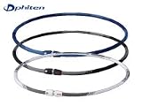 Phiten Titanium Necklace X30 Edge, Black , 18 Inch