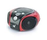 Memorex MP3844-RED Portable CD Boombox w/ Analog Tuner and Digital Display