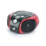 Buy Memorex MP3844-RED Portable CD Boombox w  Analog Tuner and Digital Display  by Memorex