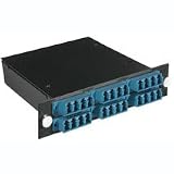 Quiktron Q-Series Fiber Distribution System - Patch panel - black - 24 ports