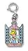 Disney  Princess Cinderella in Window Charm with Crystals