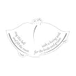 Bell Shaped Favor Card with Poem