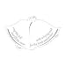 Weddingstar 8946 Bell Shaped Favor Card with Poem