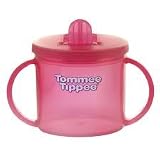 TOMMEE TIPPEE FIRST CUP 4M+ BPA FREE PINK