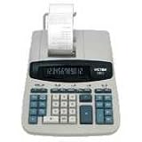 Commercial Calculator, 12 DGT, Cost-Sell-Margin, Time/Date, 4.6 LPS Printer VCT12603