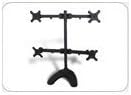 MonMount Free Standing Quad/Four LCD Monitor Stand Holds Up to 24-Inch Widescreen Displays, Black (LCD-6480B) by MonMount