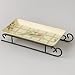 Pfaltzgraff Garden Party Sled Tray with Wrought Iron Stand