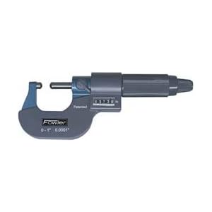 Fowler FOM44621L 0-1 Double Ball Anvil Fowler Ball Micrometer by 