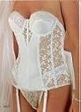 Carnival Bridal Splendor in Lace Long Lace Torsolette