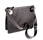 Gucci Eclipse GG Logo Black Unisex Messsenger Satchel