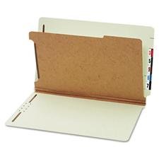 Pressboard End Tab Classification Folders, Four Sections, Legal, Green, 10/Box Pressboard End Tab Classification Folders, Four Sections, Legal, Green, 10/Box