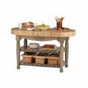 John Boos and Co. American Heritage Collection Barn Red Harvest Table 60x30 by John Boos