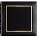 Burnes of Boston American Gentry, Book Bound Album for 200 4" x 6" Photos, 2 per Page, Black.