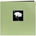 Pioneer 12-Inch by 12-Inch Book Cloth Cover Postbound Album with Window, Sage Green