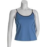 Bolle Tennis Planet Blue Strappy Tank (COLOR: Blue/Black, SIZE:Medium)