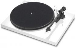 Pro-Ject Debut Carbon Basic glänzend weiß (Tonabnehmer Ortofon OM10)