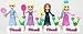 Jiego Fairy Tales Snow White/mermaid/jasmine Princess Minifigure Building Block Model Action Figure Toys Compatible with Lego