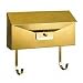 Solar Group Inc D,&Atilde;&copy;l&Atilde;&copy;gance Brass Finish Horizontal Mailbox - DSHS0020/DSHS0020