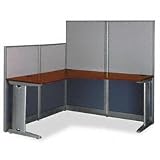 Review Bush Furniture WC36494-03K / Bush Furniture Office, An Hour L Workstation, Hansen Cherry Melamine