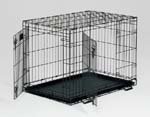 Midwest Metals Life Stages Double Door Dog Crate 30L X 21W X 24H