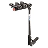 Bike Rack - Universal - Black Bike Carrier, 3 Bike, 1-1 4 Sq. or 2 Sq. Receiver Mount... by Hidden Hitch